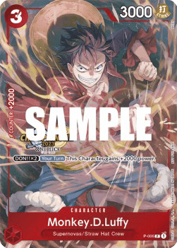 Monkey.D.Luffy P-006