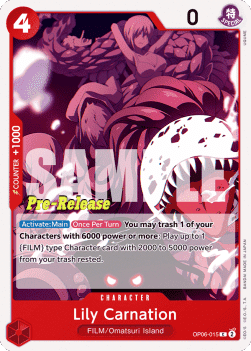 Lily Carnation OP06-015