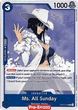 Ms. All Sunday — FR/EN