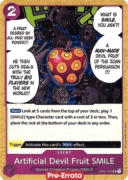 Artifical Devil Fruit SMILE OP01-116