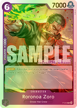 Roronoa Zoro P-045