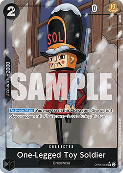 One-Legged Toy Soldier — FR/EN