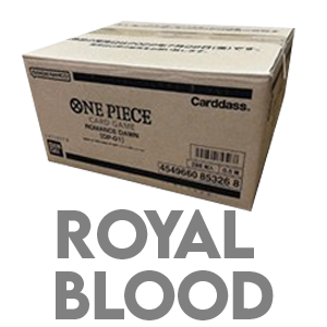 Case de 12 displays OP10 – Sang Royal — FR/EN