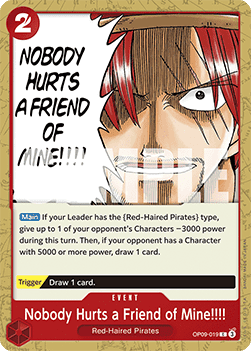 Nobody Hurts a Friend of Mine!!!! — FR/EN