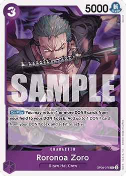 Roronoa Zoro — FR/EN – Standard FR/EN V1