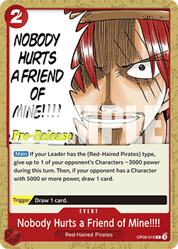 Nobody Hurts a Friend of Mine!!!! — FR/EN