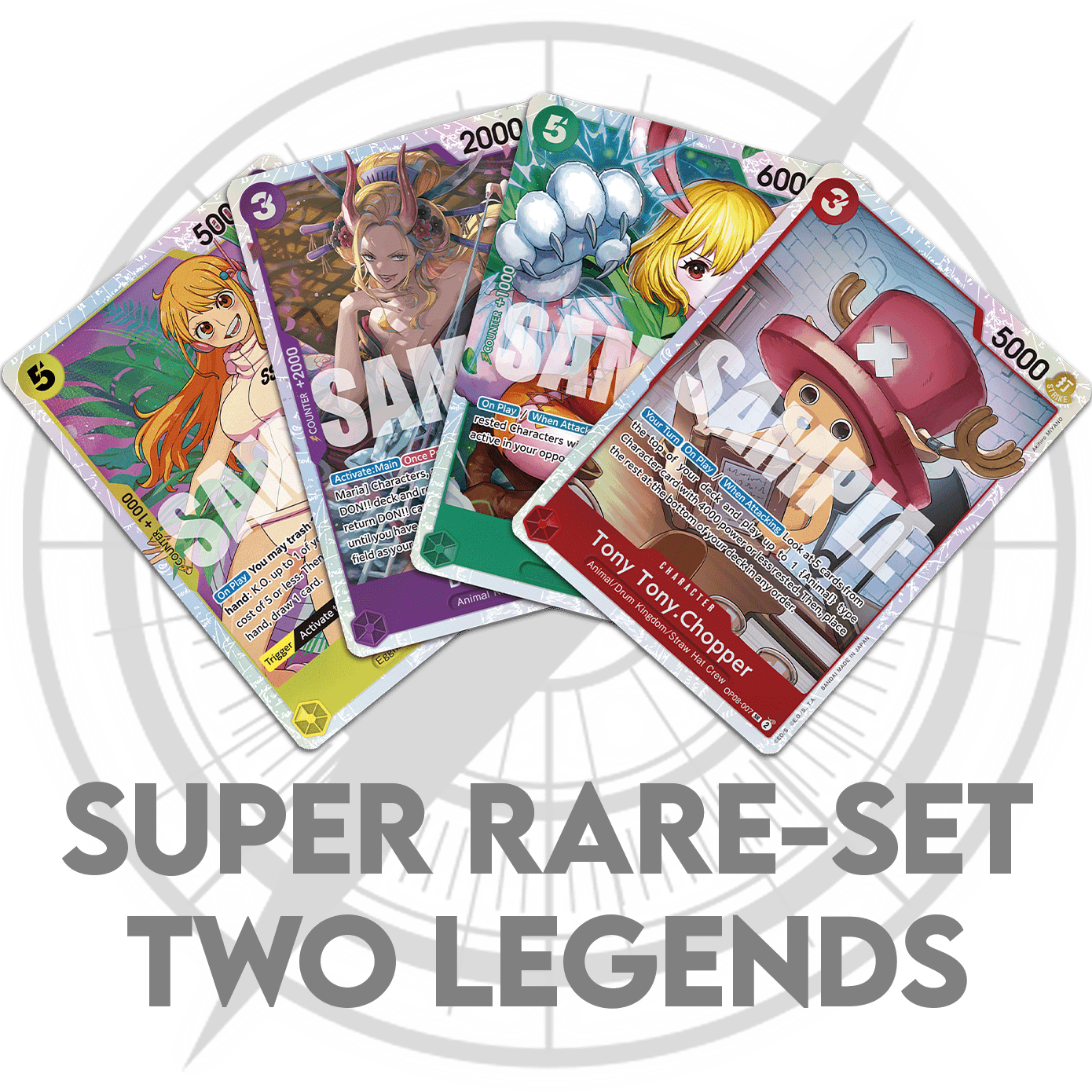 Super Rare Set - Two Legends (OP08) — FR/EN