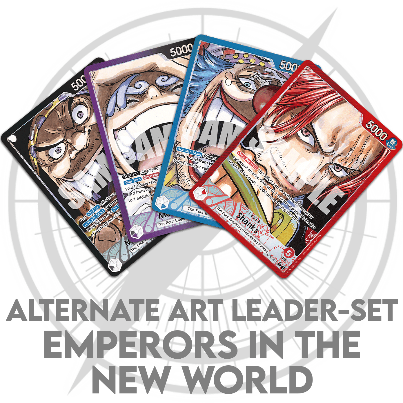 Alternate Art Leader Set - Emperors in the New World (OP09) — FR/EN