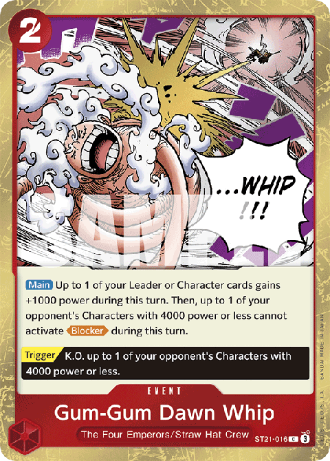 Gum-Gum Dawn Whip — FR/EN