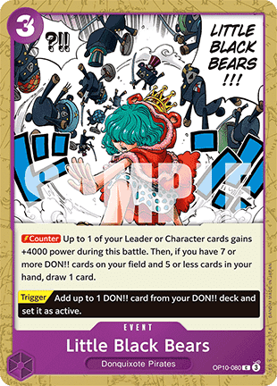Little Black Bears — FR/EN