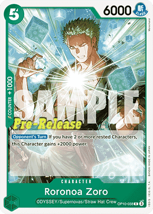 Roronoa Zoro OP10-038