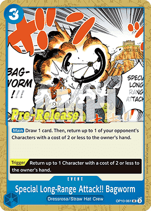 Special Long-Range Attack!! Bagworm OP10-061