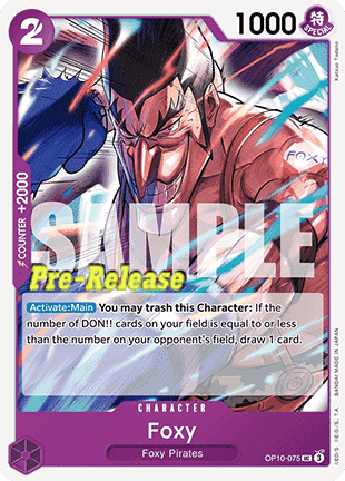 Foxy OP10-075