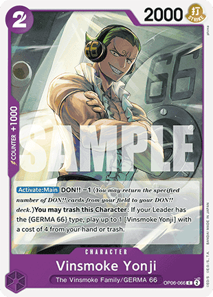 Vinsmoke Yonji — FR/EN – Standard FR/EN V5