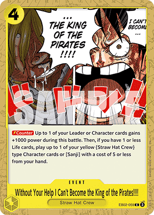 Without Your Help I Can't Become the King of the Pirates!!!! EB02-059