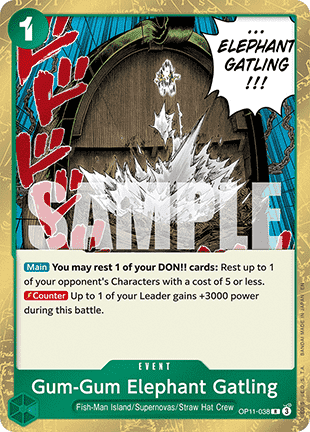 Gum-Gum Elephant Gatling OP11-038
