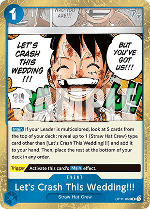 Let's Crash This Wedding!!! — FR/EN