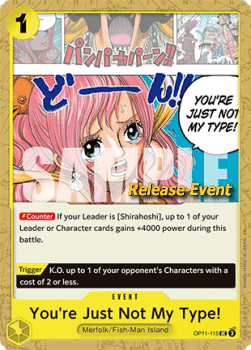 You're Just Not My Type! OP11-115
