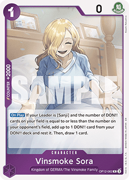 Vinsmoke Sora — FR/EN – Standard FR/EN V1
