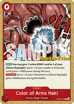 Color of Arms Haki OP12-019