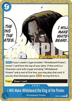 I Will Make Whitebeard the King of the Pirates OP12-058