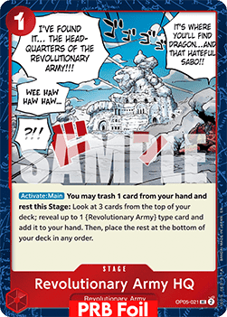 Revolutionary Army HQ OP05-021