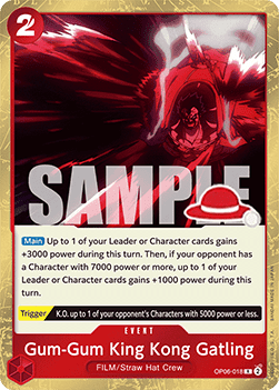 Gum-Gum King Kong Gatling OP06-018