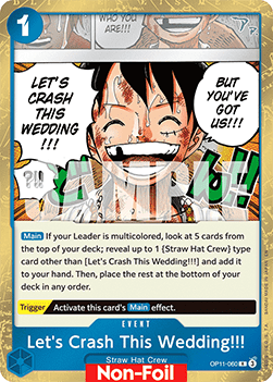 Let's Crash This Wedding!!! — FR/EN