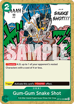 Gum-Gum Snake Shot — FR/EN