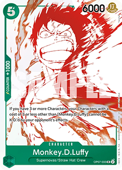 Monkey.D.Luffy OP07-033