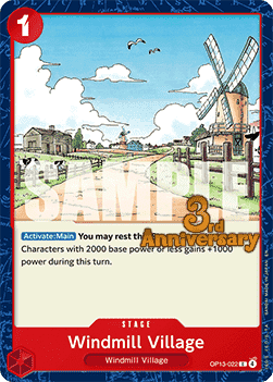 Windmill Village OP13-022