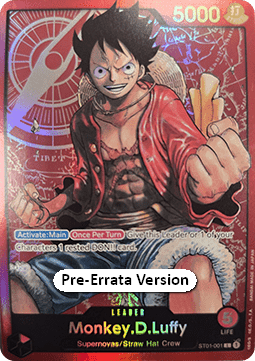 Monkey.D.Luffy ST01-001