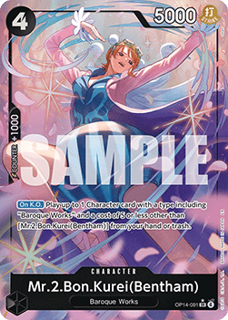 Mr.2.Bon.Kurei(Bentham) OP14-091