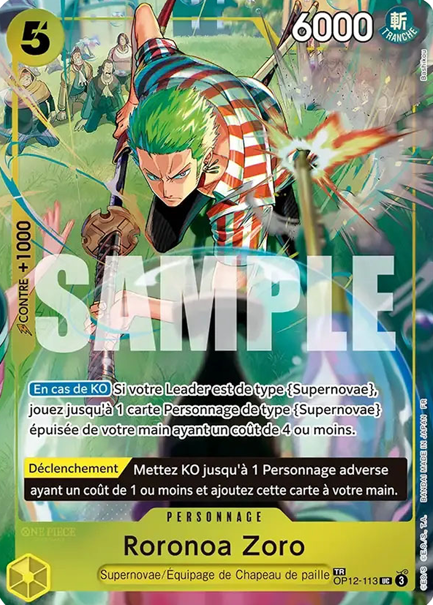 Roronoa Zoro OP12-113