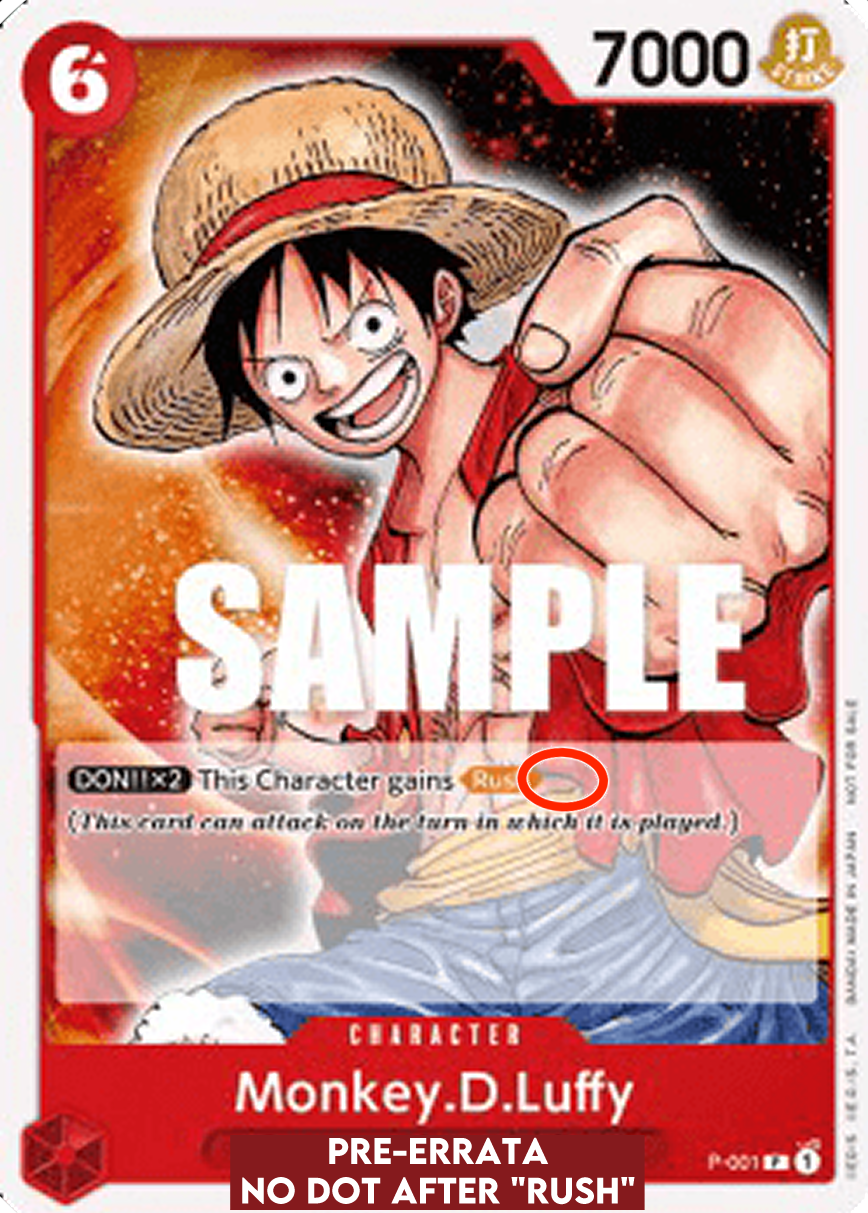 Monkey.D.Luffy P-001