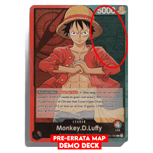 Demo Deck: Monkey.D.Luffy (OP01-003) (Pre-Errate Map) — FR/EN