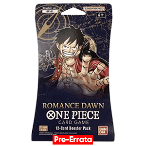 Blister OP01 – Romance Dawn (pré-errata) — FR/EN