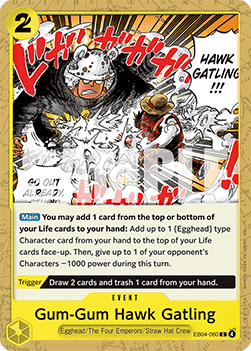 Gum-Gum Hawk Gatling — FR/EN
