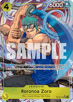 Roronoa Zoro OP15-113