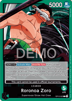 Roronoa Zoro OP12-020
