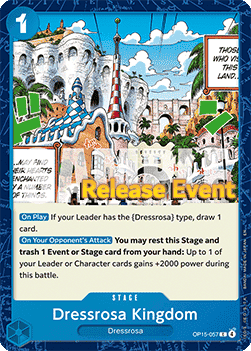 Dressrosa Kingdom OP15-057