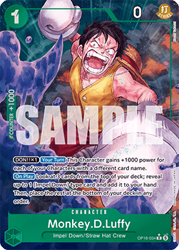 Monkey.D.Luffy OP16-034