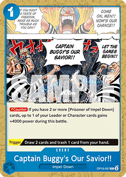 Captain Buggy's Our Savior!! — FR/EN