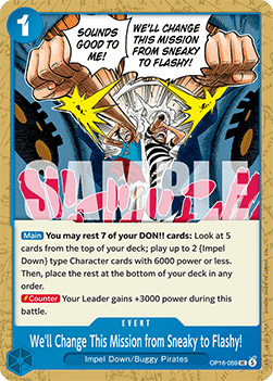 We'll Change This Mission from Sneaky to Flashy! — FR/EN