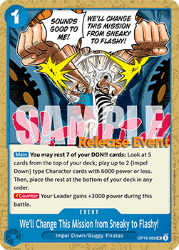 We'll Change This Mission from Sneaky to Flashy! — FR/EN
