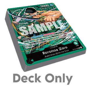Starter Deck: Green Roronoa Zoro Deck Pack — FR/EN