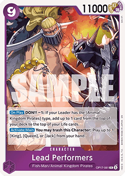 Lead Performers — FR/EN