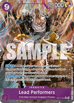 Lead Performers — FR/EN