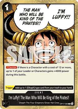 I'm Luffy!! The Man Who Will Be King of the Pirates!! — FR/EN