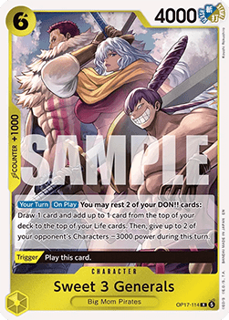 Sweet 3 Generals — FR/EN